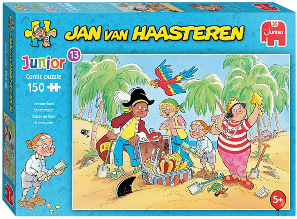 Jan Van Haasteren Puzzle Junior Schatzsuche, 150 Teile.