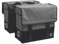 Willex - dubbele canvas plus - 30 liter - universele bevestiging - extra sterk - grijs matzwart
