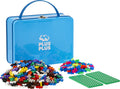 Plus-plus basic reiskoffer 600 delige bouwset blauw - 7002 - bouwspeelgoed - constructiespeelgoed - set met bouwstenen - vanaf 5 jaar