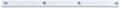 Maul metaalstrip standard stalen plaat metaal zelfklevende schuimlaag 100 x 5 x 0.93 cm wit