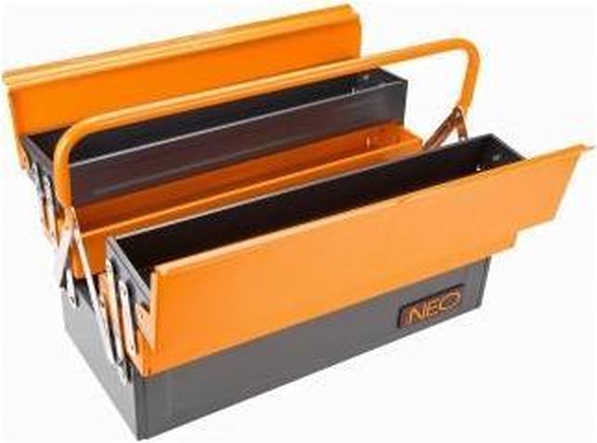 Neo tools neo - gereedschapskoffer - 45 x 20 x 21 cm - metaal - 25 jaar garantie