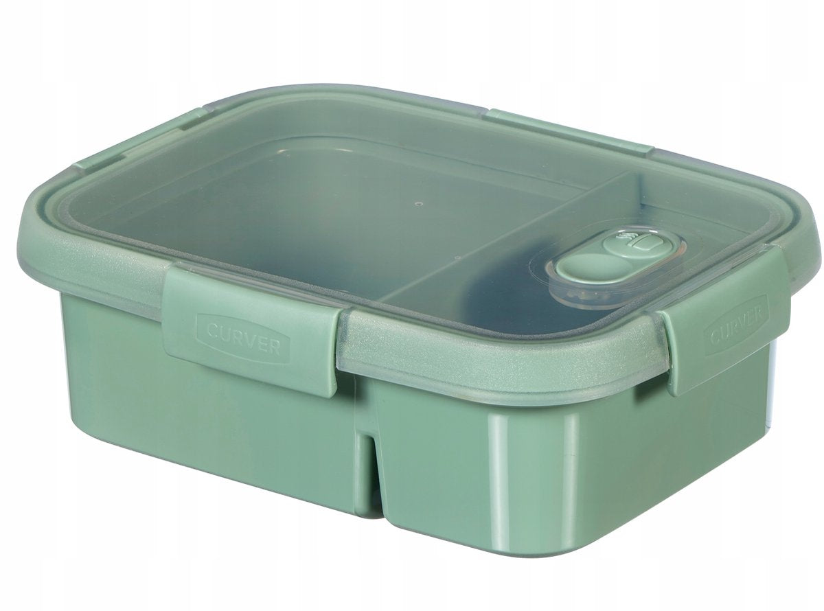 Curver smart to go eco lunchbox - 0.6 + 0.3l - groen