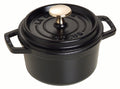 Staub braadpan cocotte - zwart - ø 14 cm 800 ml