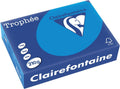 Clairefontaine trophée intens, gekleurd papier, a4, 210 g, 250 vel, turkoois