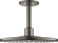 Grohe rainshower smartactive hoofddouche 31cm met plafondarm met 2 straalsoorten hard graphite geborsteld