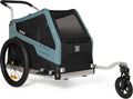 Burley bark ranger fietskar – fietskar dieren – fietskar hond – inklapbaar – jogger – zwart blauw