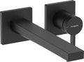Hansgrohe tecturis e eéngreeps - inbouw wastafelkraan - voor wandmontage - 22,5 cm uitloop - mat zwart