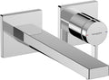 Hansgrohe tecturis e eéngreeps - inbouw wastafelkraan - voor wandmontage - 22,5 cm uitloop - chroom