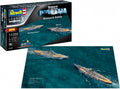 Revell modelbouwpakket diorama - 05668 first diorama set - bismarck battle - starter kit plastic - 1:1200 - modelbouw
