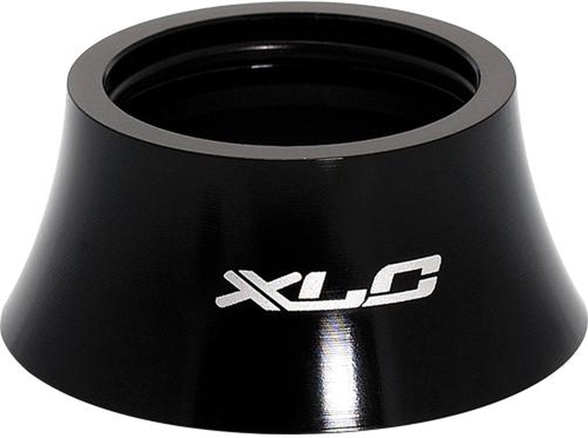 Xlc as-a01 spacer - ahead - 18 mm - tapered - zwart