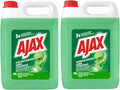 Ajax allesreiniger - limoen geur- 2 flessen x 5l