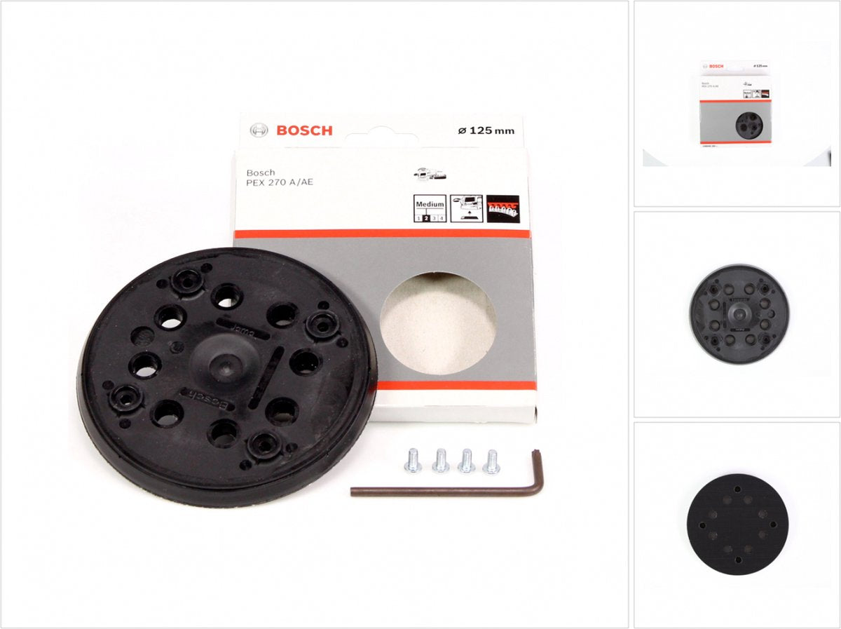 Bosch schuurplateau middel - 125 mm