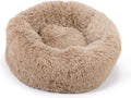 Beeztees yali - hondenmand - pluche - fluffy - beige - diam. 60 cm