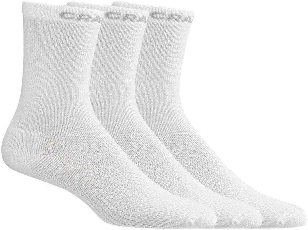 Craft active high sock 3-pack unisex sportsokken - wit 37-39