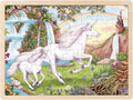 Goki houten legpuzzel eenhoorn, 48st.