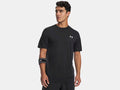 Under armour ua tech play short sleeve-blk heren sportshirt - zwart wit