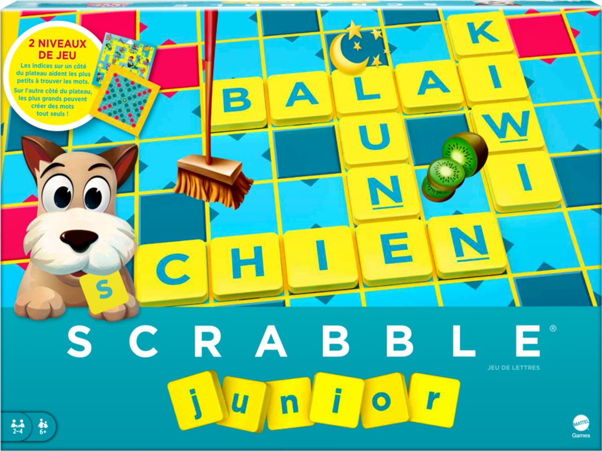 Mattel junior scrabble bordspel (franstalig)
