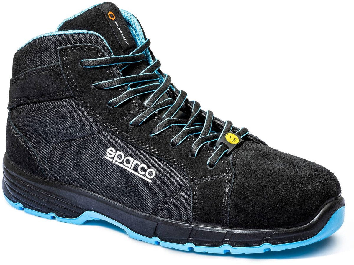 Sparco werkschoenen s3s - horizon fargo - zwart blauw — black — 45