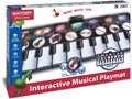 Bontempi spa bontempi muzikale speelmat junior 148 x 60 cm zwart wit