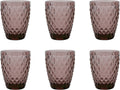 Medard de noblat - diamond - glas 22 cl - paars - 6 delig