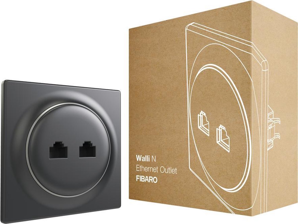 Fibaro Walli N Ethernet-Stecker Dose