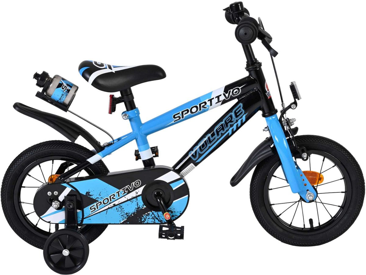 Volare sportivo kinderfiets - jongens - 12 inch - blauw