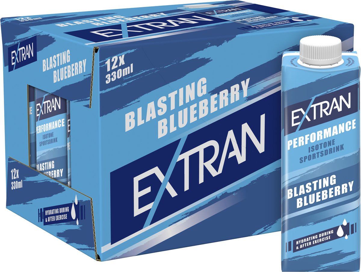 Extran performance blueberry pak (12x 33cl)