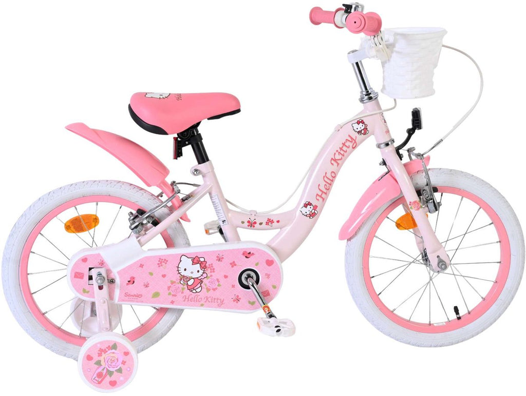Volare hello kitty kinderfiets - meisjes - 16 inch - roze - twee handremmen