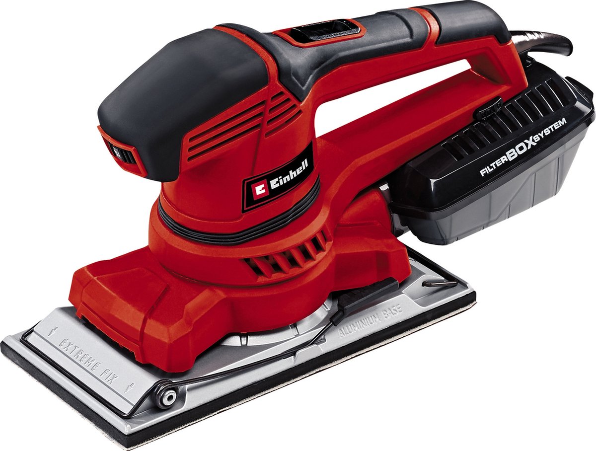 Einhell elektrische vlakschuurmachine te-os 2520 e - 250 w - schuuroppervlak: 230x115 mm - incl. 1 schuurvel