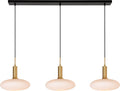 Lucide singala - hanglamp - 3xe27 - mat goud messing