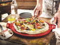 Emile henry pizzasteen glad e-box - ø365mm - grand cru