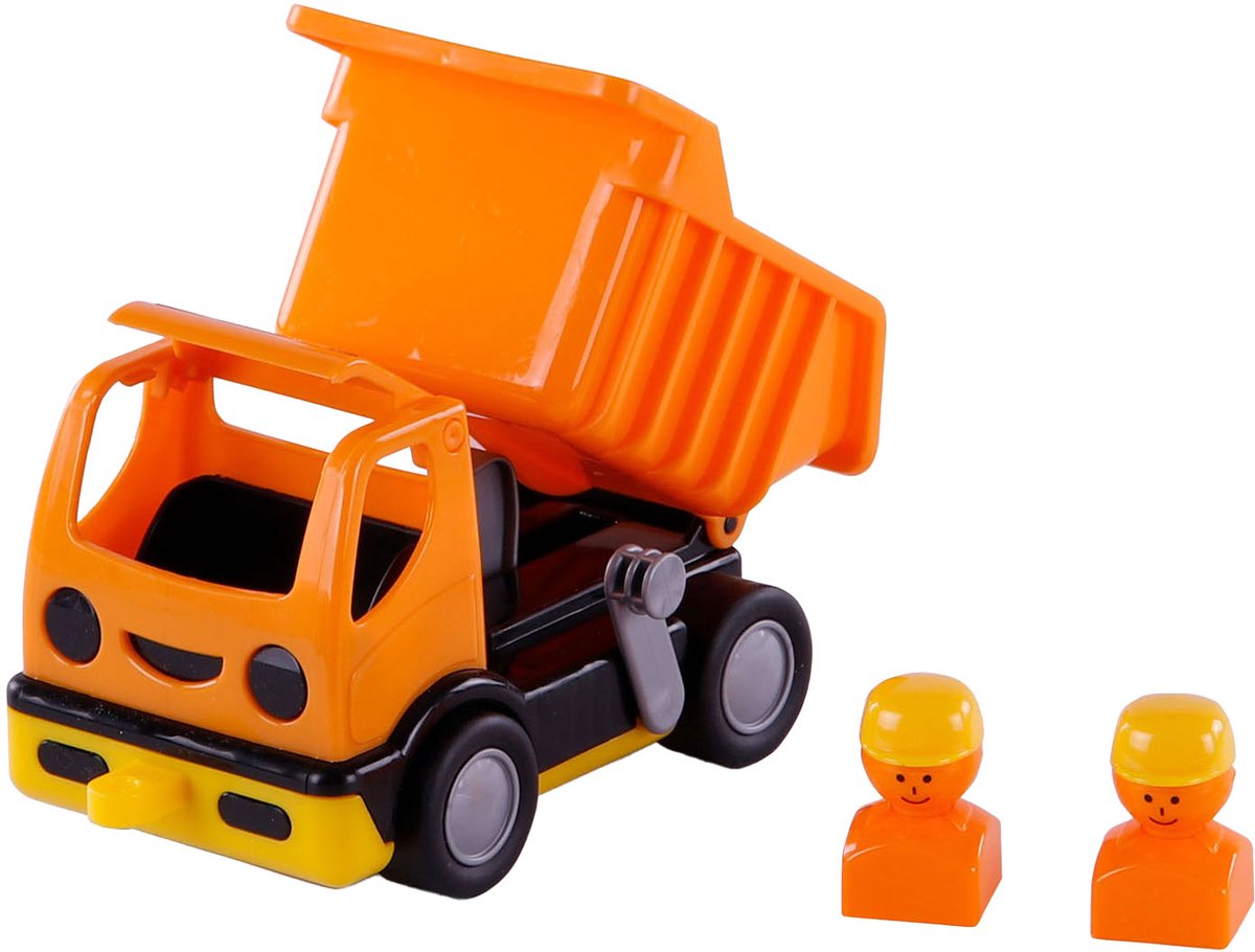 Cavallino, mein erster Kipplaster, orange, 19 cm
