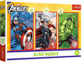 Trefl 3x50, your hero, disney marvel the avengers fsc mix 70%, 50 stuk(s), strips, 4 jaar