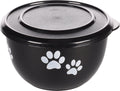 Flamingo kena met deksel - eet- en drinkpot honden - eetpot met deksel kena zwart s 12,7cm 600ml - 1st - 129699 - 1st