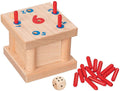 Goki, ein kniffliges Holzspiel mit 6 Pins