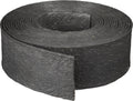 Naturbelassene Bordüre 0,12 x 12 m, 5 mm, schwarz