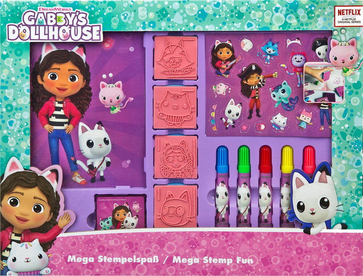 Gabby's poppenhuis mega stempelset