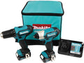 Makita clx224a comboset - accuboor df333 + slagschroever td110 12v 2.0ah li-ion in opbergtas
