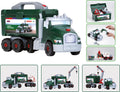 Klein toys - bosch mini gereedschap vrachtwagen - 86 onderdelen - 1:24 bosch-schroefwagen - groen rood