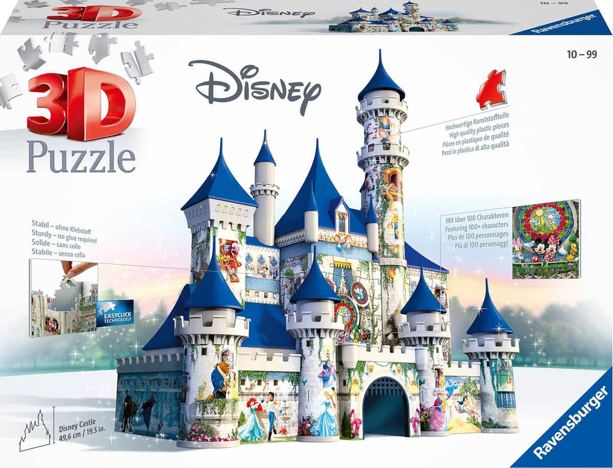 Ravensburger 3D-Puzzle Disney-Schloss, 216 Teile.