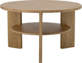 Bloomingville creative collection - lourdes salontafel - beige - eiken