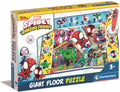 Clementoni - marvel spidey and friends vloerpuzzel - met interactieve pen - 24 stukken - 70cm x 100cm - vanaf 3 jaar