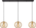 Lucide danza - hanglamp - 3xe27 - mat goud messing