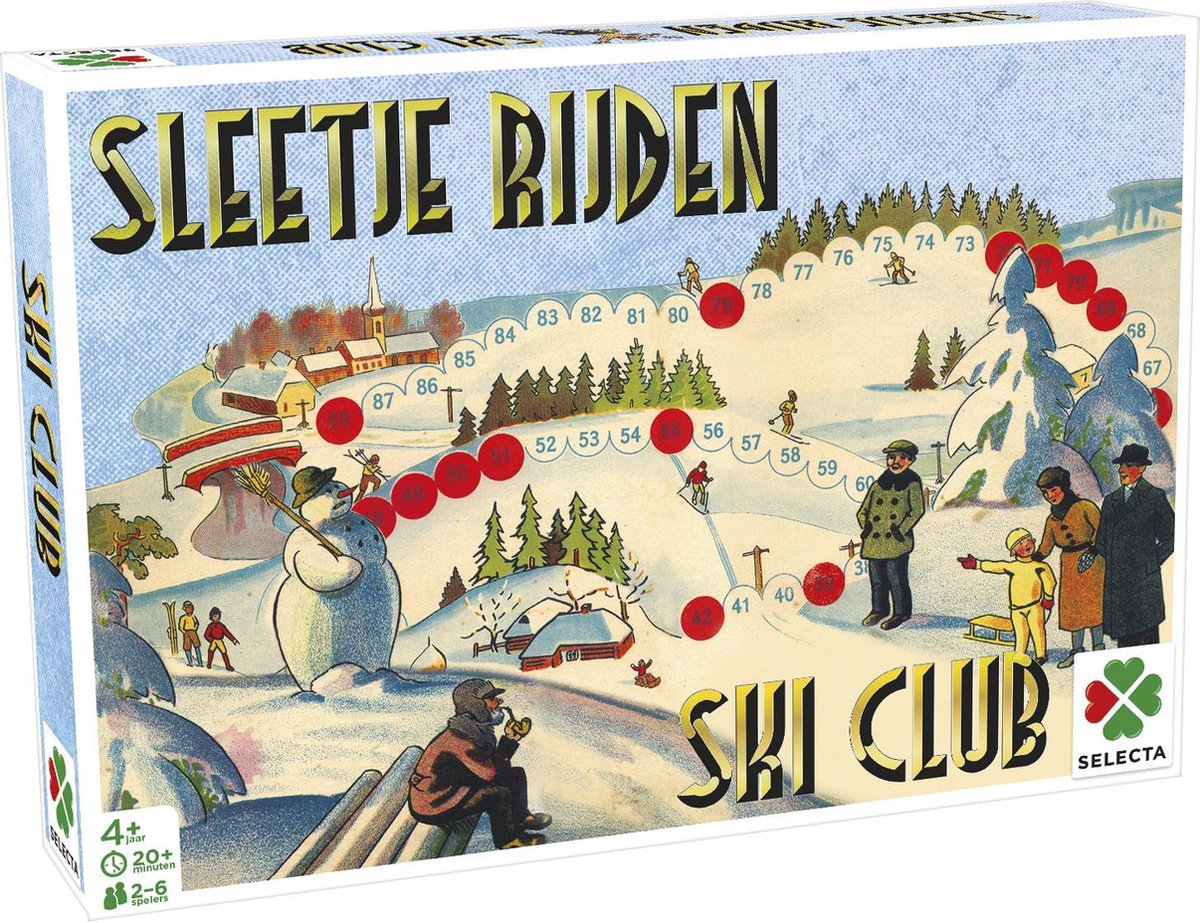Selecta Brettspiele aus der Vergangenheit - Schlitten-Ski-Club