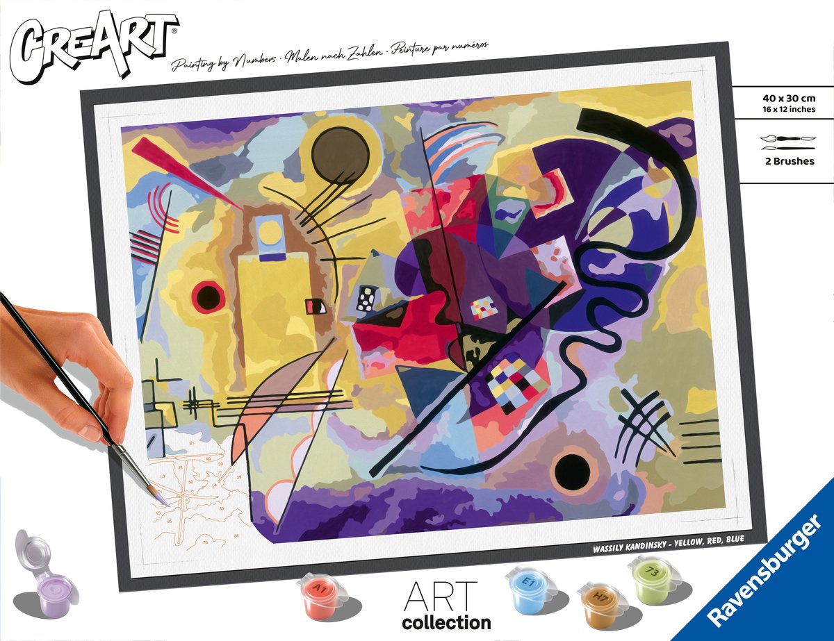 Ravensburger Creart Malen nach Zahlen - Yell Kandinsky