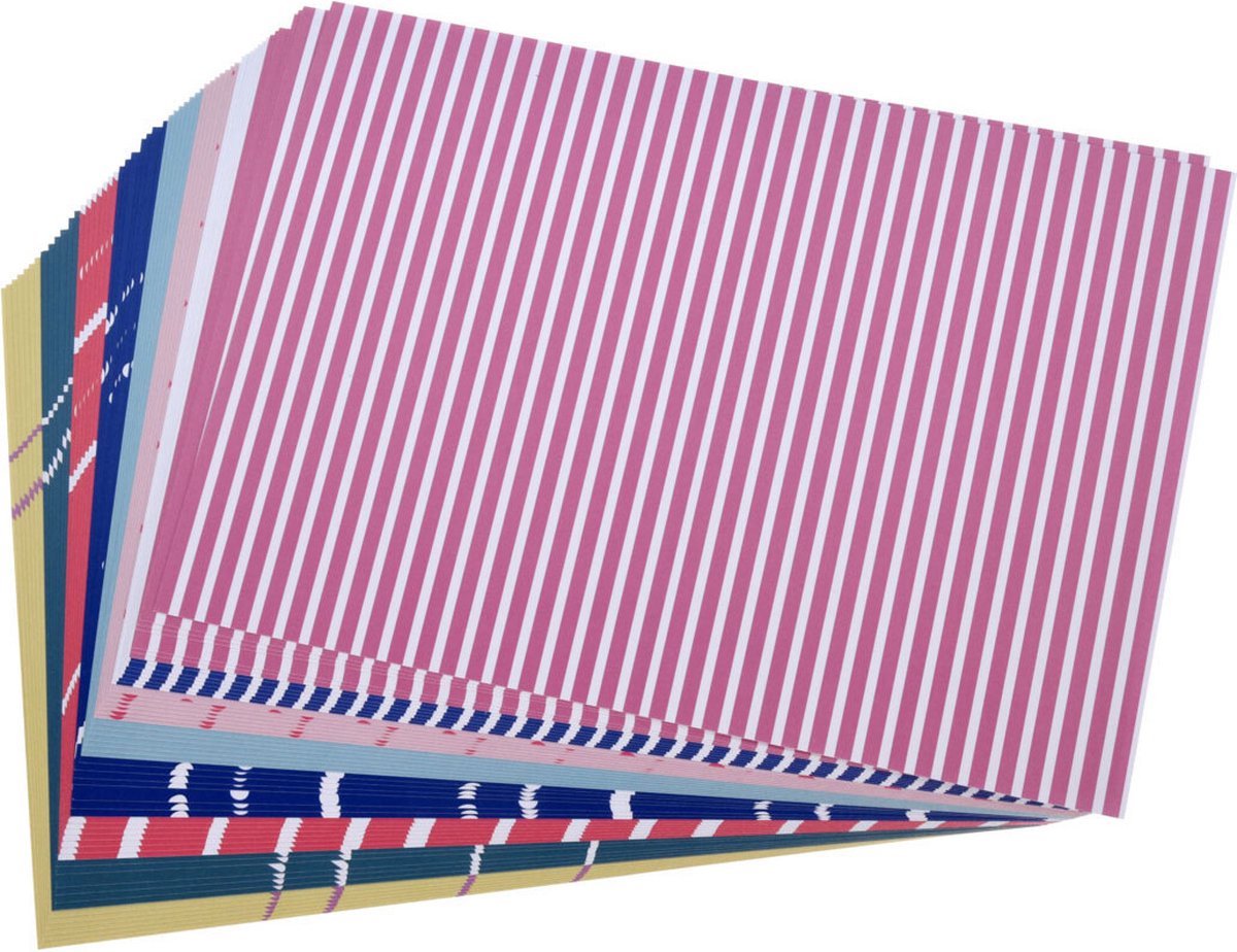 Bastelkarton, A4-Format, 56 Stück.
