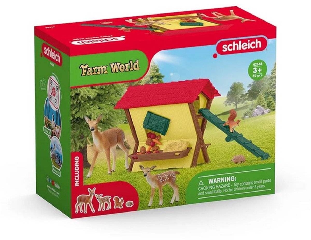 Schleich Bauernhofwelt: Fütterung der Waldtiere 42658
