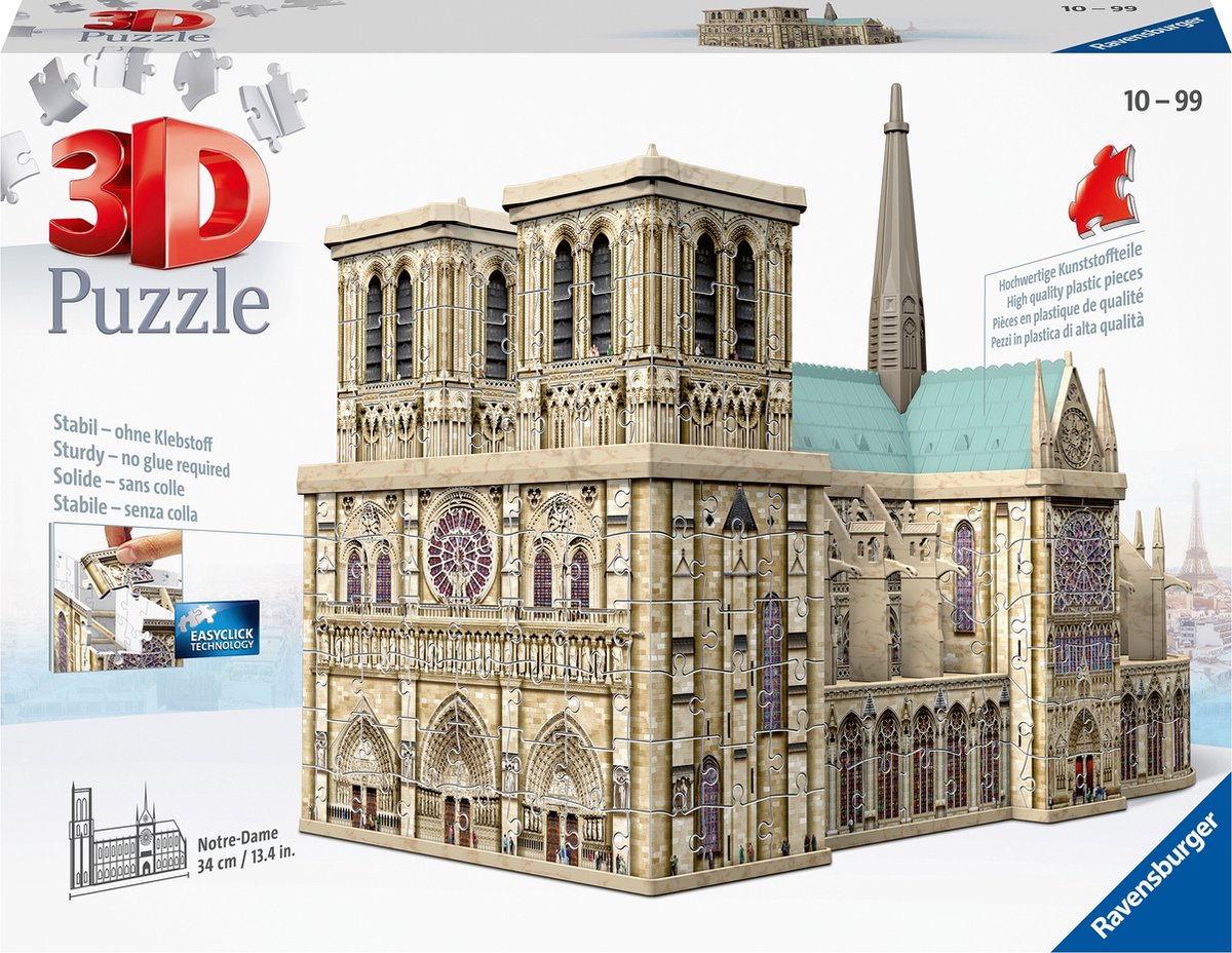 Ravensburger 3D-Puzzle Notre Dame Paris, 216.
