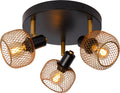 Lucide maren - plafondspot (plafondlamp) - ø 37 cm - 3xe14 - mat goud messing