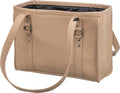 Trixie Hundetasche im City-Style aus Kunstleder, Cappuccino